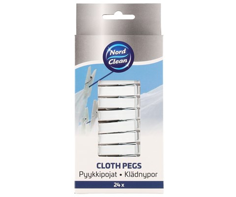 Klesklyper plast 24 pk