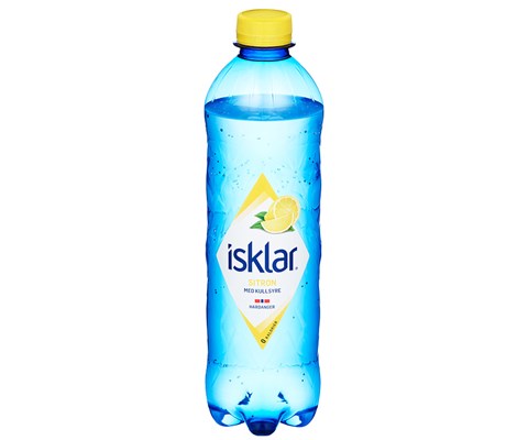 Isklar kullsyrevann sitron 0,5 L