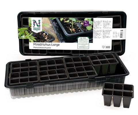 Minidrivhus 57x24 cm