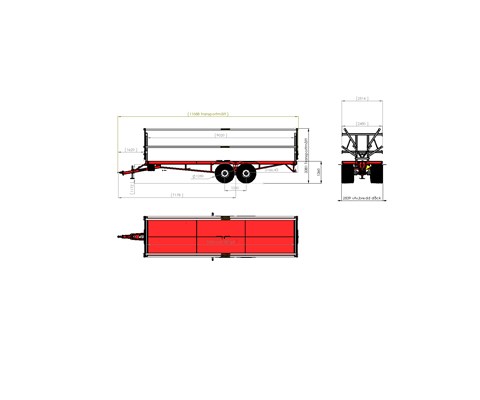 Rundballehenger metaX 9 meter