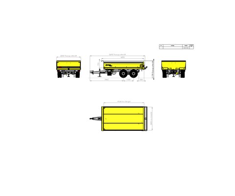 Dumperhenger MetaNo 6,1 kbm lett
