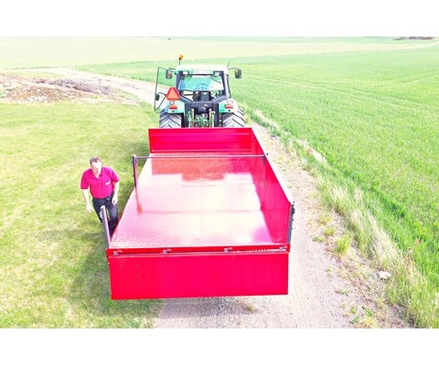 Tilhenger MetaNo med lave karmer