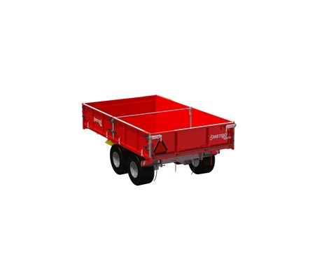 Tilhenger MetaNo med lave karmer