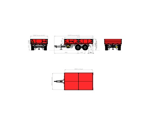 Tilhenger MetaNo med lave karmer