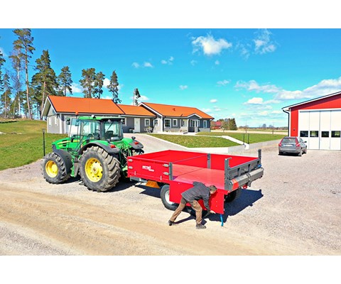 Tilhenger Metamid HD med lav lem