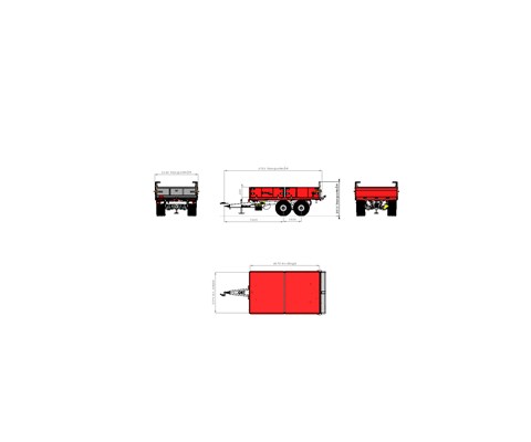 Tilhenger Metamid HD med lav lem