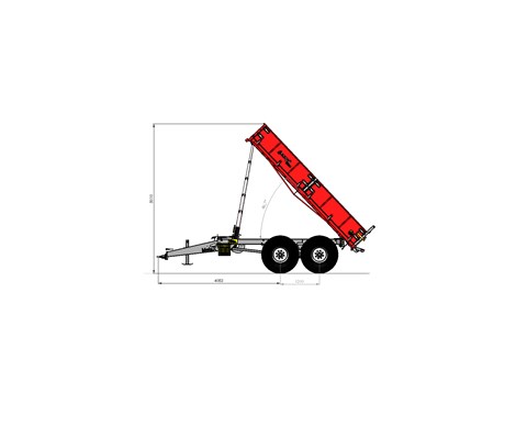 Tilhenger MetaX HD 7,3 med lav lem