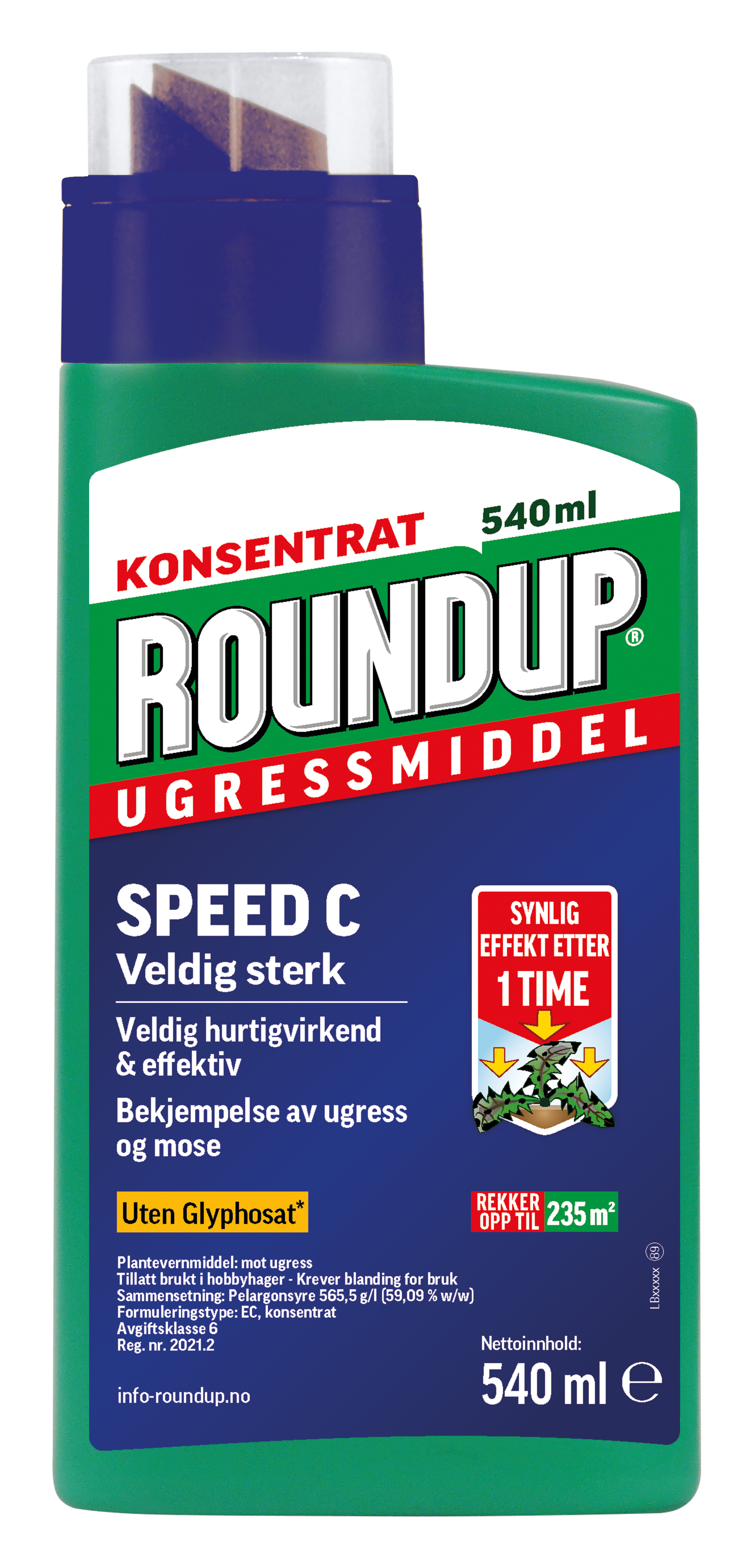 Ugressmiddel konsentrat Speed C 540 ml