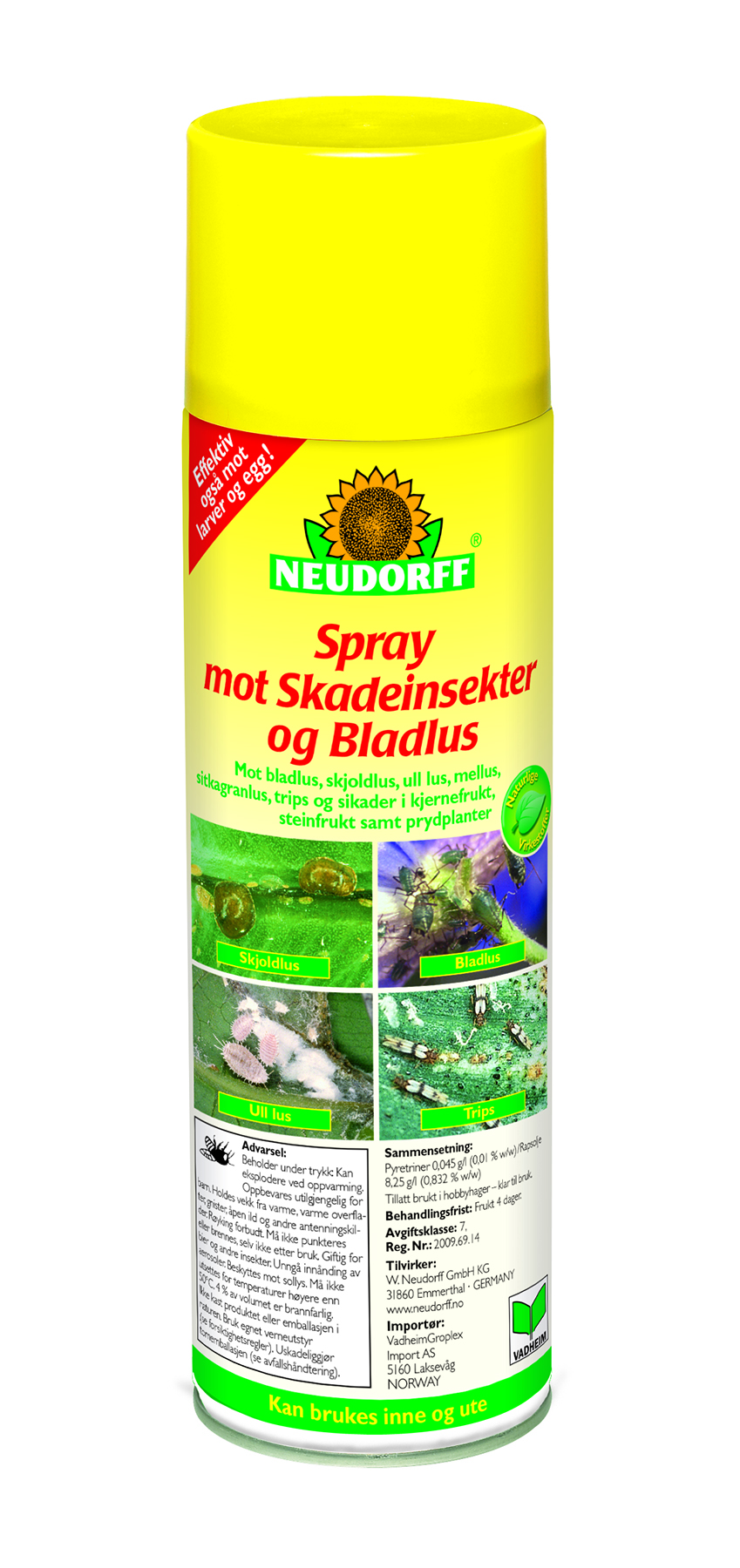 Spray mot skadeinsekter og bladlus 400 ml