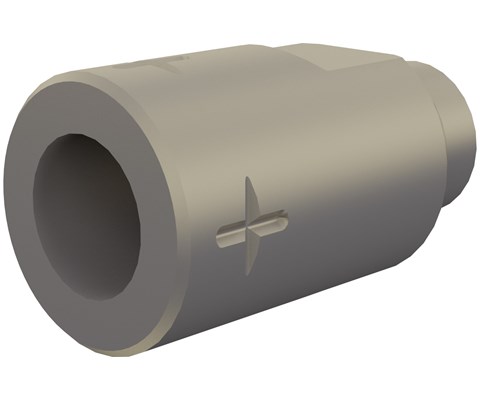 Slangemerking hvit +