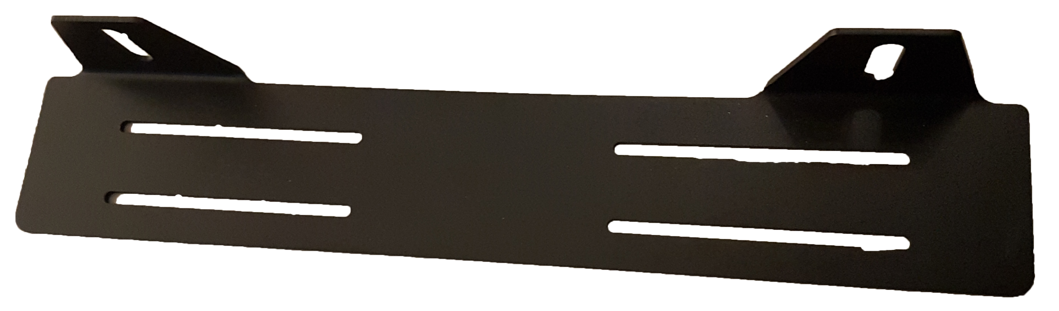 Skiltplate med brakett for 2 lamper