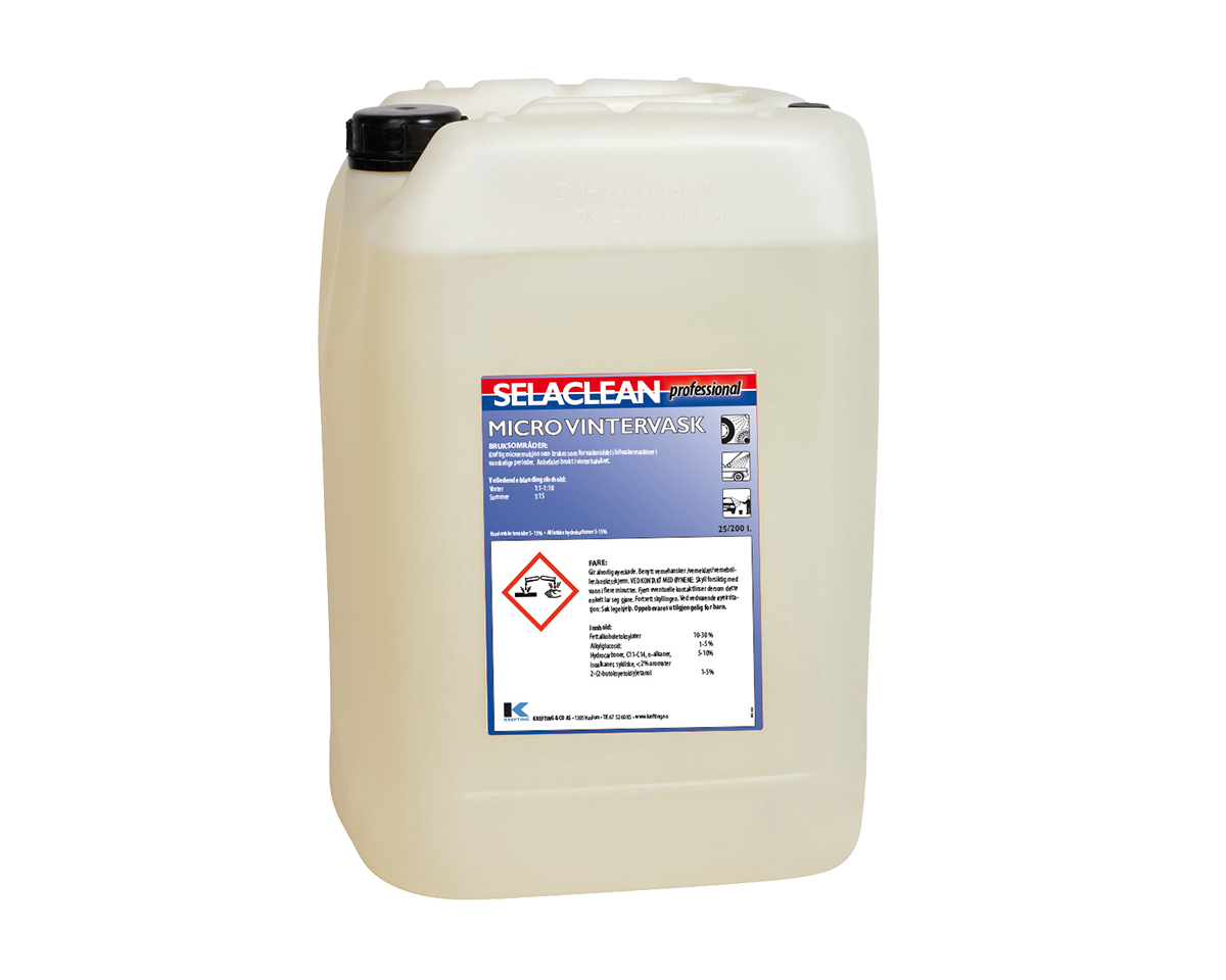 Mikro vintervask 25 L