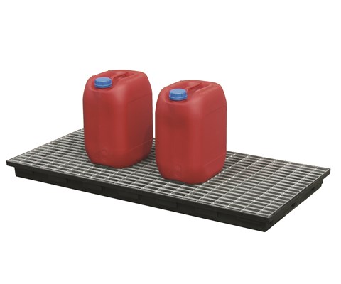 Oppsamlingsbakke for påfyllingstativ