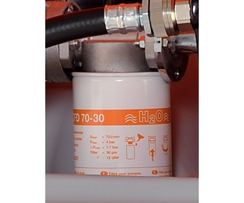 Filter med vannutskiller for Cube dieseltank