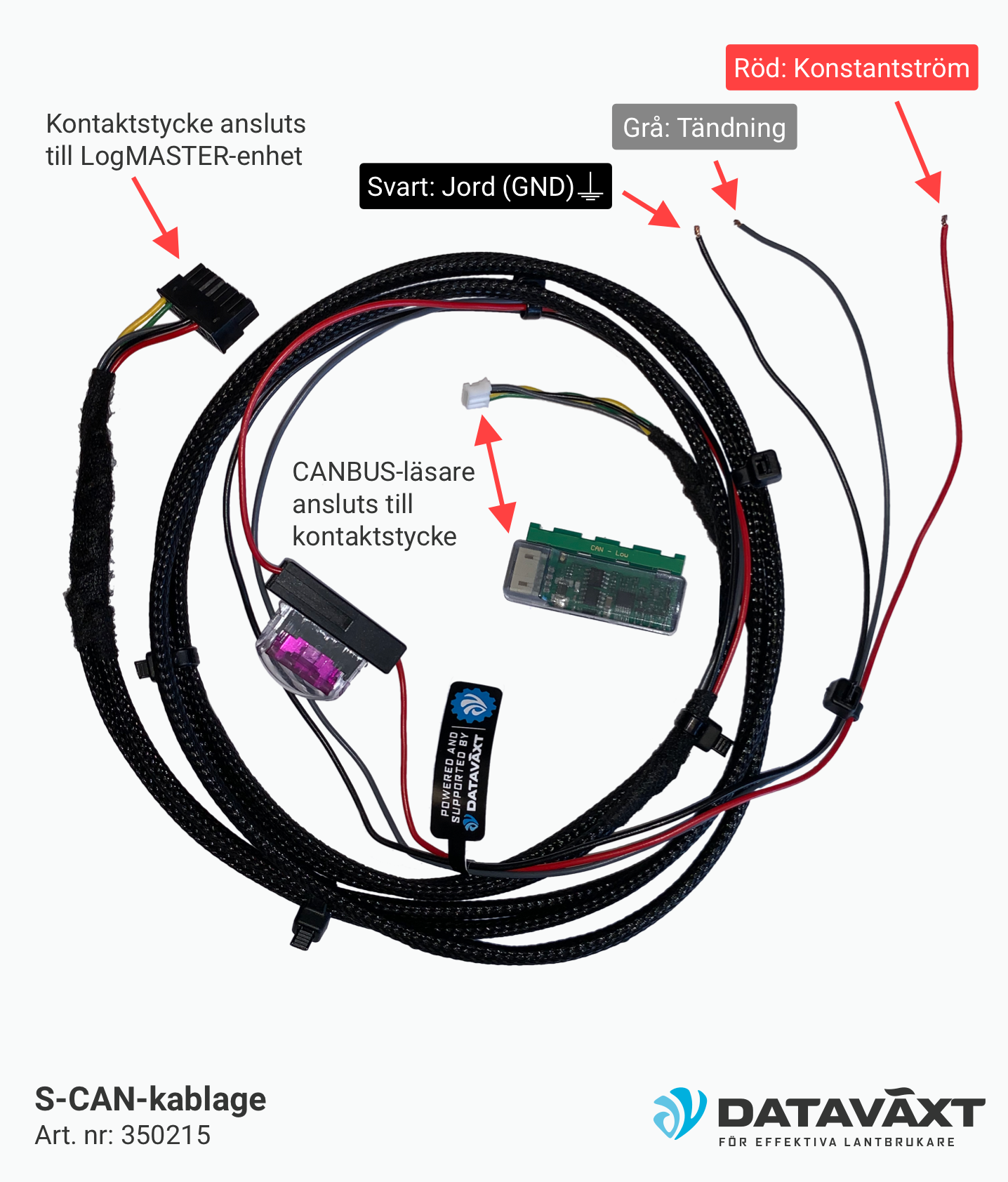 Ledningsnett med Canbus Sniffer