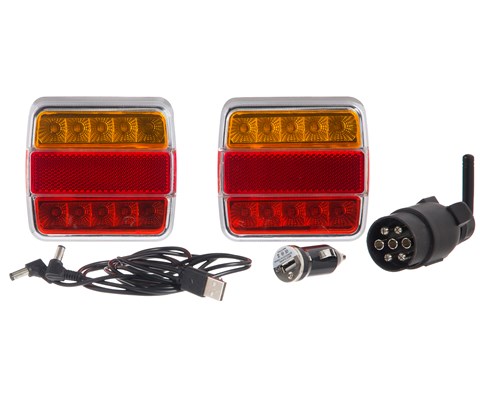 Trådløs LED baklykt 12V