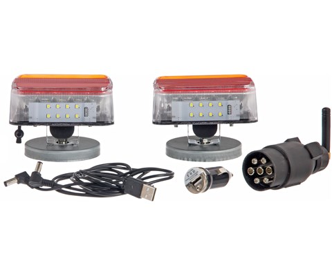 Trådløs LED baklykt 12V