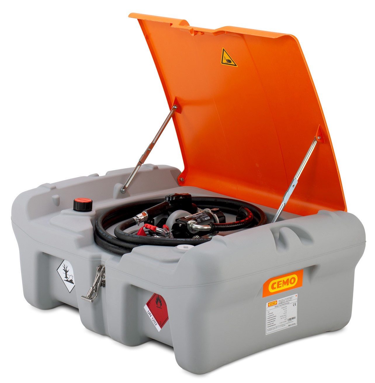 Transportank Mobile Easy pick-up 210 L med lokk