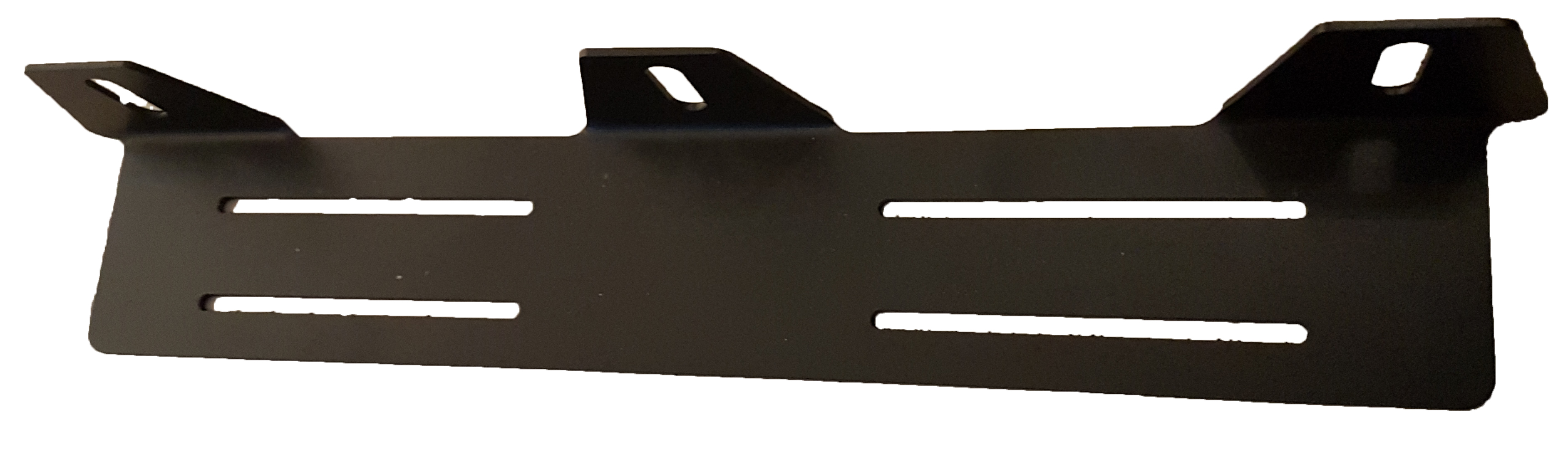 Skiltplate med brakett for 3 stk 9" ekstralys