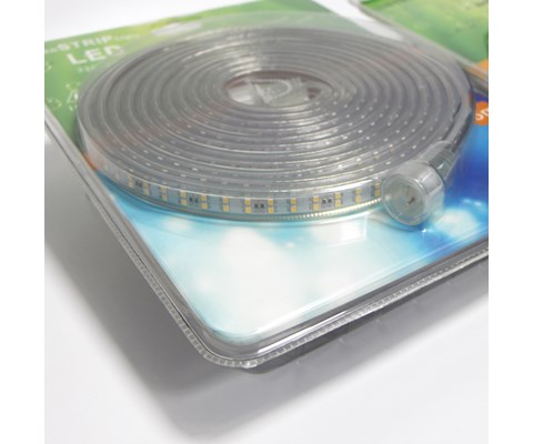 Lyslenke rull med støpsel 5 m