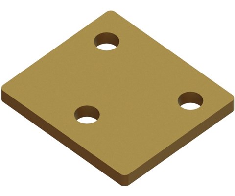 Stålplate for tinde 45 mm