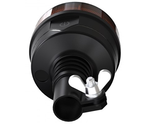 Roterende varsellampe med piggfeste