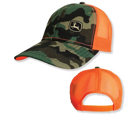Caps camo/oransje