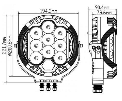 Ekstralys Combo LED 120W