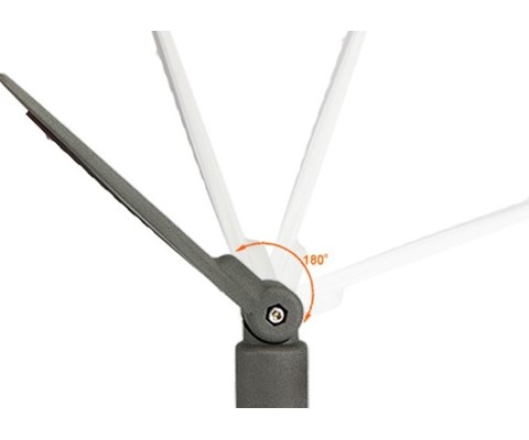 Gårdsbelysning med brakett 100W