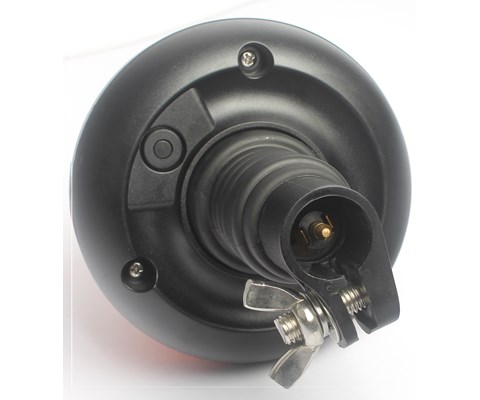 Roterende varsellampe med piggfeste