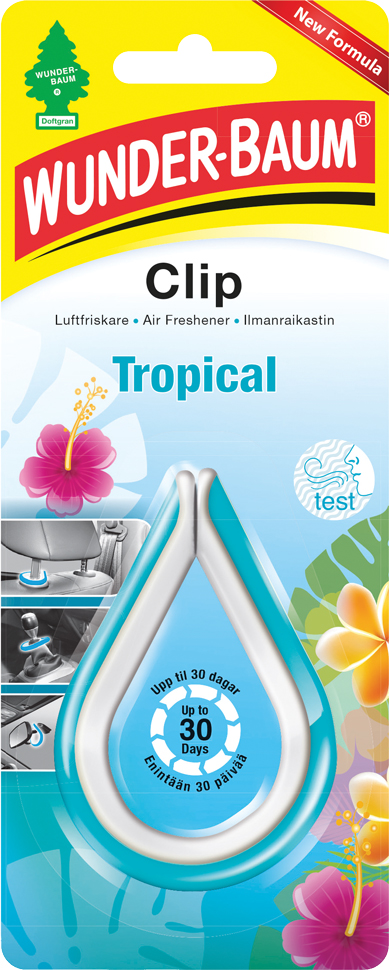 Luftfrisker clip tropical