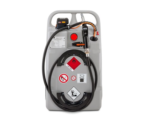 Transporttank med CAS batteri 4 Ah100 L