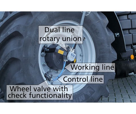 Lufttrykksregulering John Deere 6.230R/250R