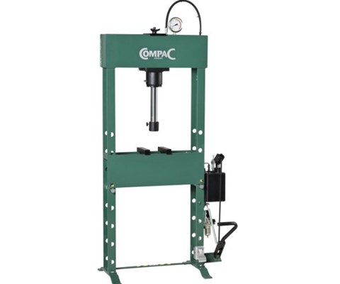 Verkstedpresse fotbetjent 30 tonn