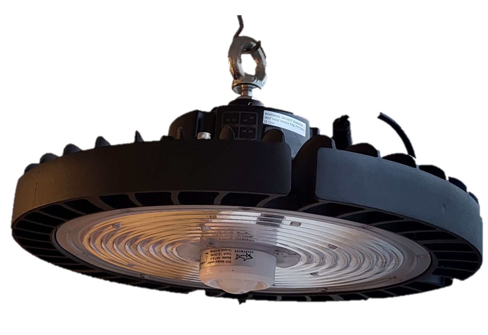 Lagerlys med bevegelsessensor og dimming 200W