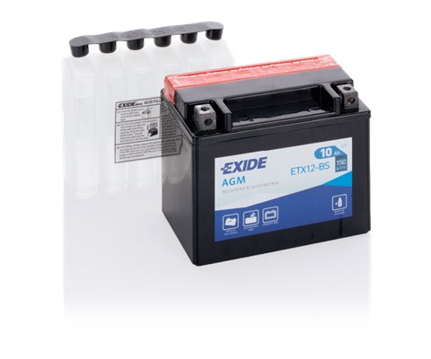 MC batteri AGM 12V 10Ah