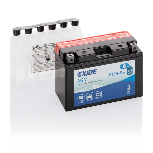 MC batteri AGM 12V 8Ah