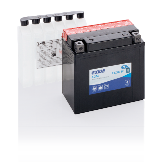 MC batteri AGM 12V 9Ah