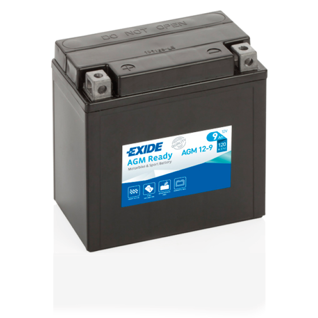 MC batteri AGM Ready 12V 9Ah