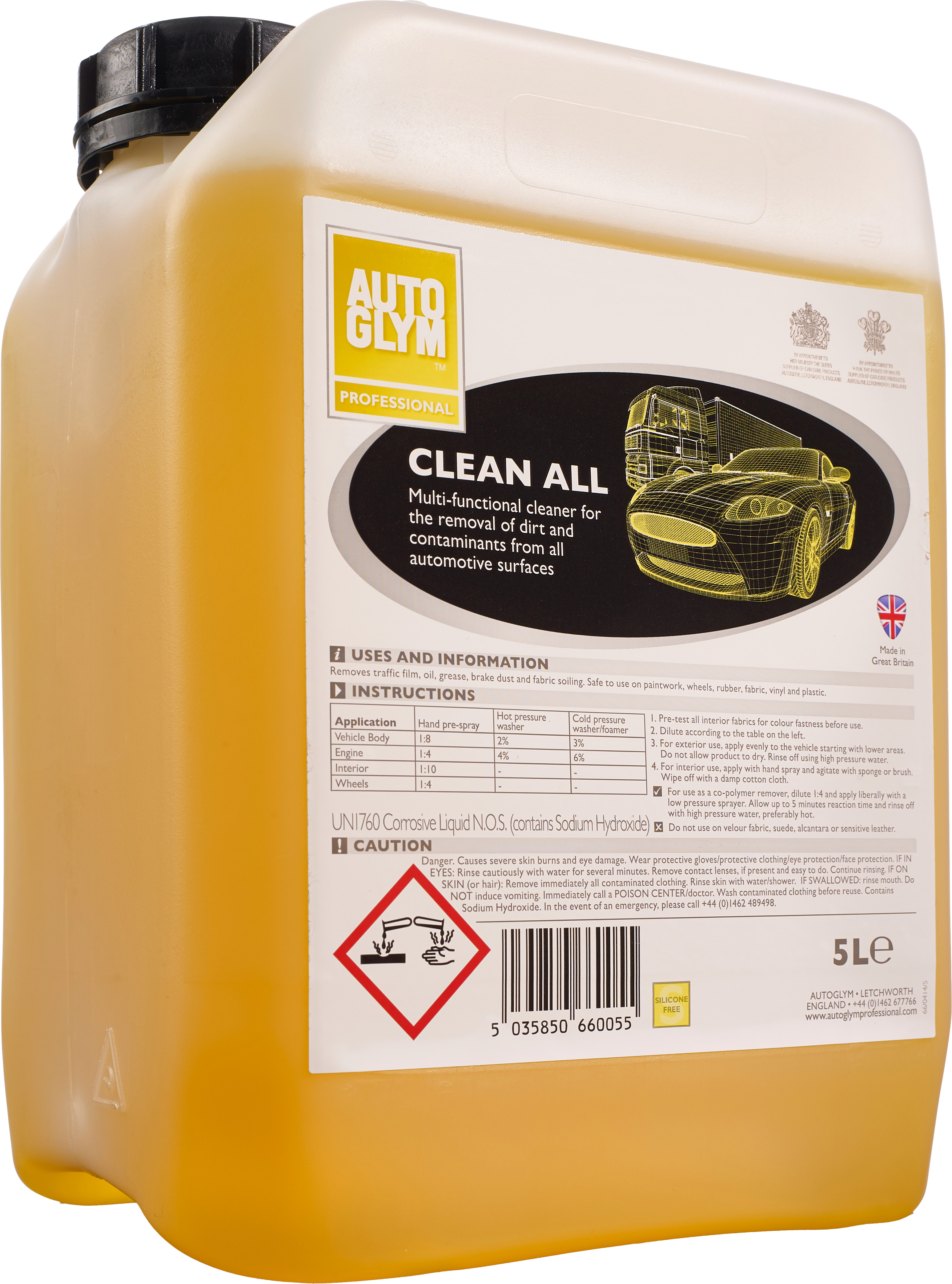 Rengjøringsmiddel Clean All 5 L