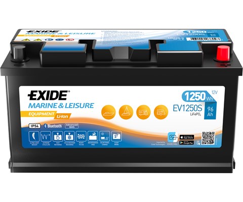 Båt og fritidsbatteri equipment EV1250S