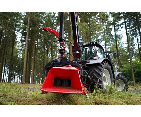 Flishugger TP 270 PTO drift med kran