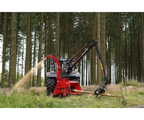 Flishugger TP 270 PTO drift med kran