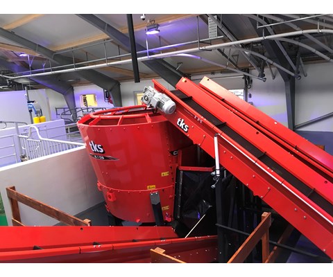 Transportør for grovfôr