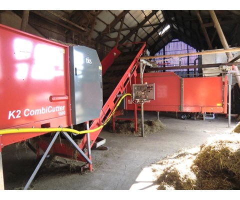 Transportør for grovfôr