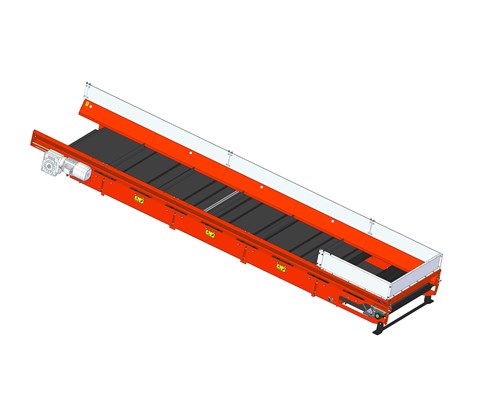 Transportør for grovfôr