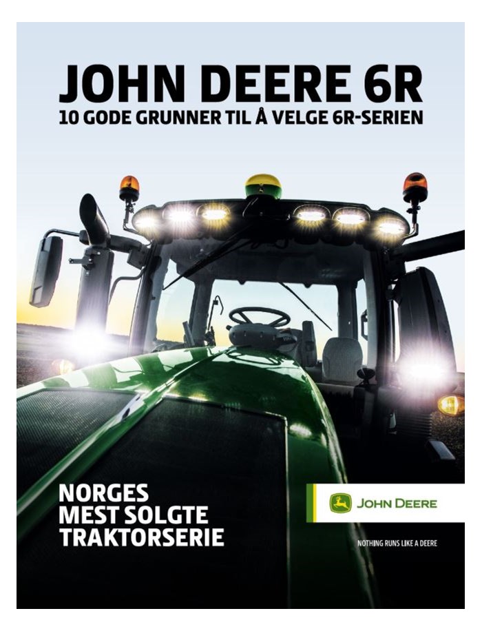 10 gode grunner til å velge JD 6R-serien