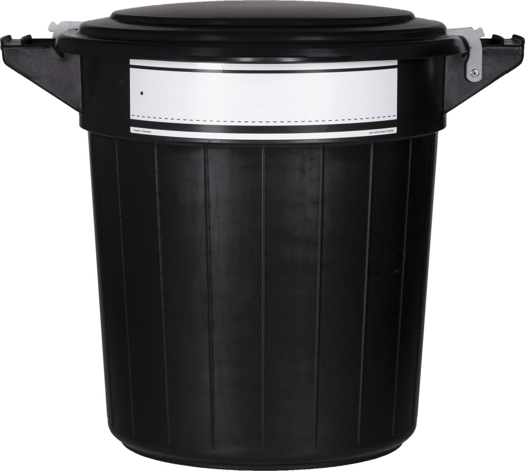 VPlast fôrtønne med lokk og lås 40 ltr Felleskjøpet.no